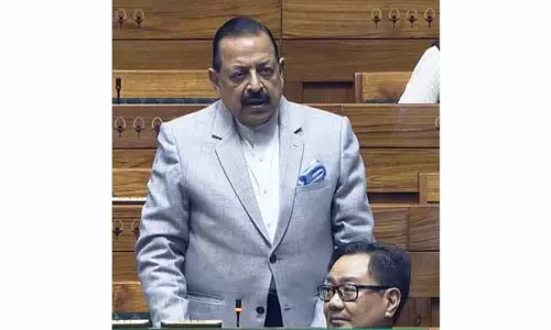 Dr. Jitendra ने लोकसभा को अंतरिक्ष क्षेत्र में प्राइवेट भागीदारी को बढ़ावा देने के उपायों के बारे में बताया Dr. Jitendra ने लोकसभा को अंतरिक्ष क्षेत्र में प्राइवेट भागीदारी को बढ़ावा देने के उपायों के बारे में बताया
