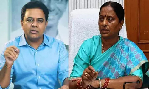 KTR मानहानि मामले में मंत्री कोंडा सुरेखा के खिलाफ गैर जमानती वारंट जारी KTR मानहानि मामले में मंत्री कोंडा सुरेखा के खिलाफ गैर जमानती वारंट जारी