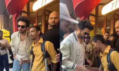 Kartik Aaryan ने दिव्यांग फैन संग इमोशनल पल शेयर किया, वीडियो वायरल