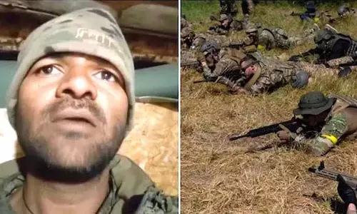 केंद्र सरकार की मदद से Hyderabad का एक व्यक्ति रूस-यूक्रेन युद्ध क्षेत्र से लौटा केंद्र सरकार की मदद से Hyderabad का एक व्यक्ति रूस-यूक्रेन युद्ध क्षेत्र से लौटा