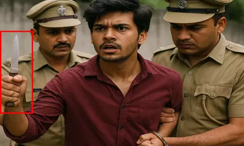 बाजारकुर्रीडीह में चाकू लहराने वाला युवक गिरफ्तार