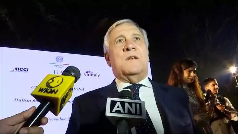 इटली के विदेश मंत्री ताजानि ने 2026 में PM Modi के इटली दौरे का संकेत दिया इटली के विदेश मंत्री ताजानि ने 2026 में PM Modi के इटली दौरे का संकेत दिया