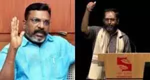 G.R. स्वामीनाथन को खुद ही इस्तीफा दे देना चाहिए: थिरुमावलवन G.R. स्वामीनाथन को खुद ही इस्तीफा दे देना चाहिए: थिरुमावलवन