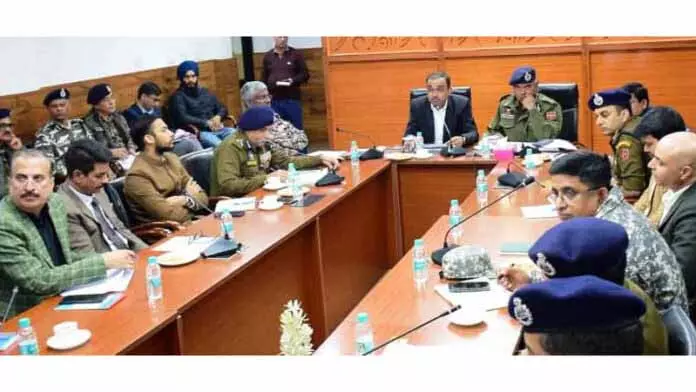 डिवीजनल कमिश्नर, IGP ने गणतंत्र दिवस की तैयारियों की समीक्षा की डिवीजनल कमिश्नर, IGP ने गणतंत्र दिवस की तैयारियों की समीक्षा की