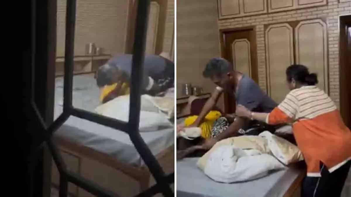 Lucknow में महिला पर अत्याचार, 14 साल की बेटी ने सबूत के तौर पर बनाया वीडियो Lucknow में महिला पर अत्याचार, 14 साल की बेटी ने सबूत के तौर पर बनाया वीडियो