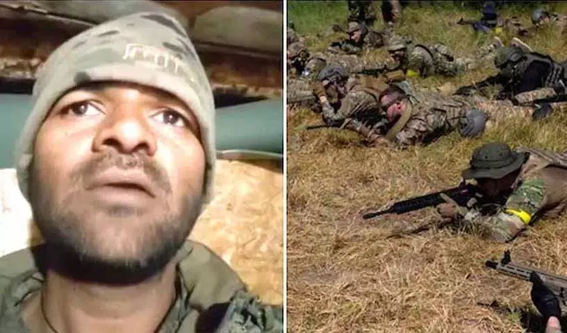 केंद्र सरकार की मदद से Hyderabad का एक व्यक्ति रूस-यूक्रेन युद्ध क्षेत्र से लौटा केंद्र सरकार की मदद से Hyderabad का एक व्यक्ति रूस-यूक्रेन युद्ध क्षेत्र से लौटा