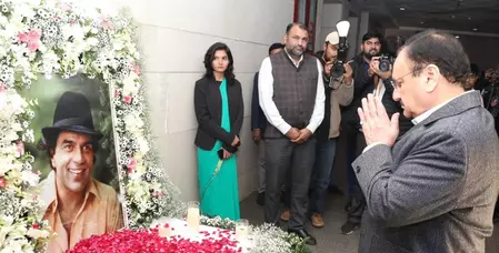 दिल्ली में धर्मेंद्र देओल के लिए प्रार्थना सभा, जेपी नड्डा और अरुण गोविल हुए शामिल दिल्ली में धर्मेंद्र देओल के लिए प्रार्थना सभा, जेपी नड्डा और अरुण गोविल हुए शामिल