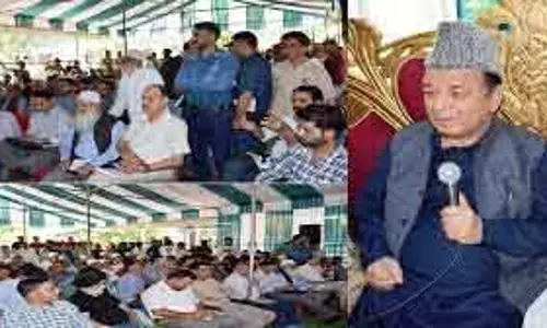 विधानसभा अध्यक्ष ने CHARAR-E-SHARIEF निर्वाचन क्षेत्र का दौरा किया