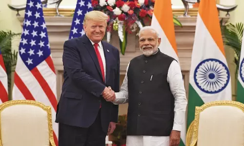 मोदी–ट्रंप की फोन बातचीत में रणनीतिक साझेदारी पर चर्चा मोदी–ट्रंप की फोन बातचीत में रणनीतिक साझेदारी पर चर्चा