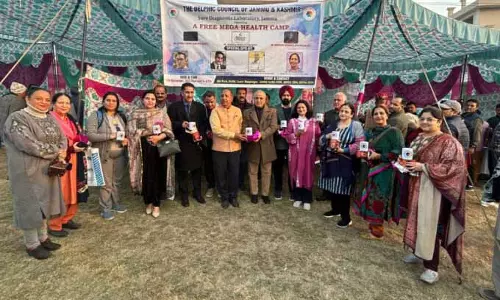 JAMMU: डेल्फ़िक काउंसिल ने मुफ़्त मेगा हेल्थ कैंप लगाया JAMMU: डेल्फ़िक काउंसिल ने मुफ़्त मेगा हेल्थ कैंप लगाया