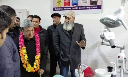 CHARAR-E-SHARIEF: विधानसभा अध्यक्ष ने चरार-ए-शरीफ निर्वाचन क्षेत्र का दौरा किया