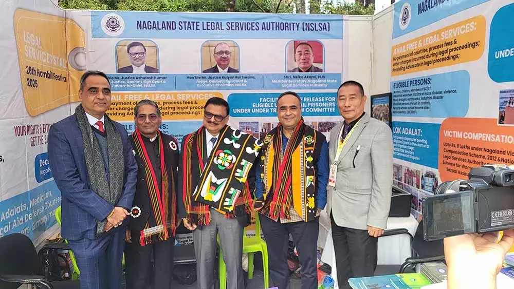 Nagaland : NSLSA लीगल सर्विसेज़ स्टॉल से हॉर्नबिल फेस्टिवल में 1,000 से ज़्यादा विज़िटर्स को फ़ायदा हुआ
