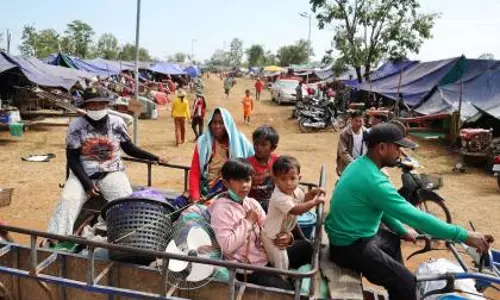 Thai–कंबोडिया सीमा पर तनाव, थाई सैनिक की मौत और बमबारी के आरोप