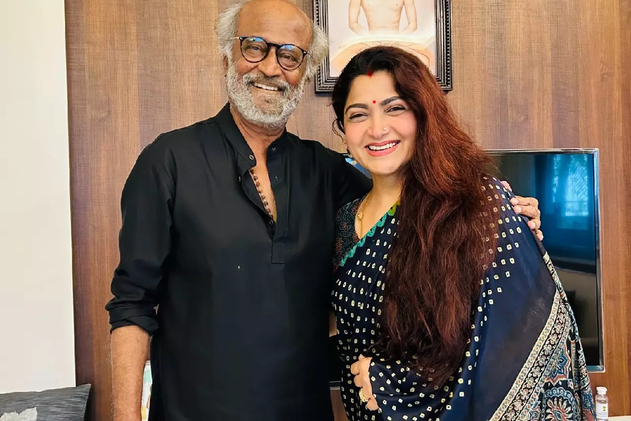 Khushbu Sundar ने रजनीकांत को कहा: भगवान का पसंदीदा बच्चा Khushbu Sundar ने रजनीकांत को कहा: भगवान का पसंदीदा बच्चा