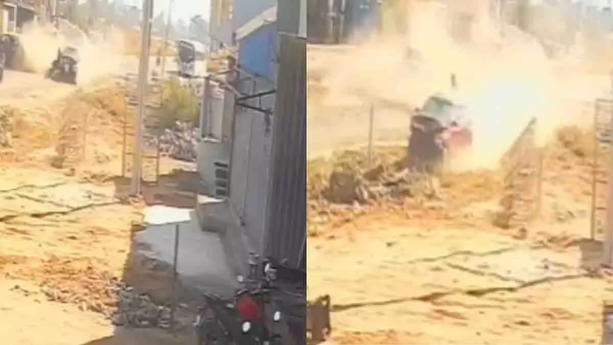 पटनचेरुवु में कार और बाइक की टक्कर CCTV में कैद, 1 की मौत पटनचेरुवु में कार और बाइक की टक्कर CCTV में कैद, 1 की मौत