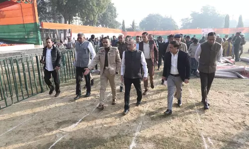 Haryana के मुख्यमंत्री नायब सैनी आज फतेहाबाद में एमपी खेल महोत्सव के समापन समारोह