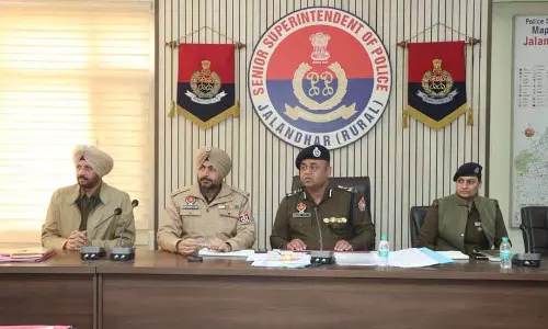 Jalandhar DIG ने स्थानीय निकाय चुनावों के लिए सुरक्षा तैयारियों की समीक्षा की