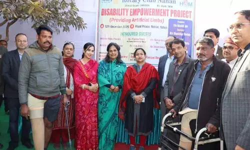 Rotary Club ने नाहन में 15 लोगों को कृत्रिम अंग प्रदान किए Rotary Club ने नाहन में 15 लोगों को कृत्रिम अंग प्रदान किए