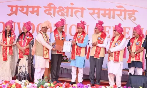 भारती विश्वविद्यालय दुर्ग का प्रथम दीक्षांत समारोह सम्पन्न