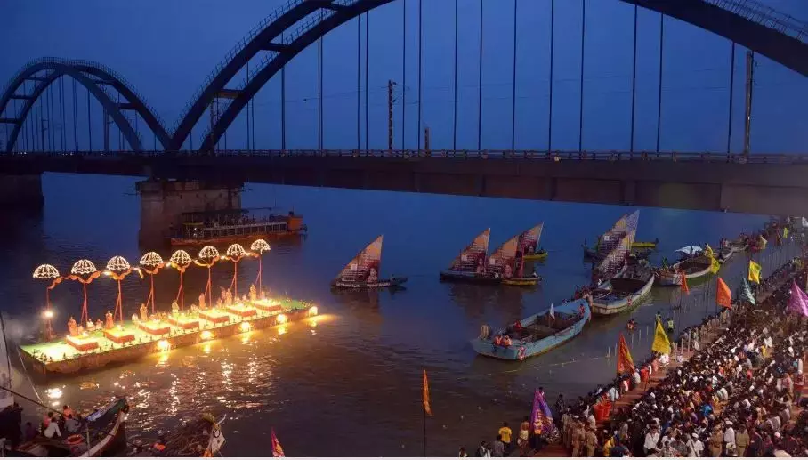 Andhra : गोदावरी पुष्करम 26 जून 2027 से शुरू होंगे