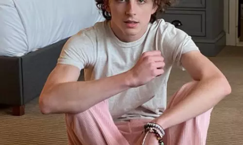 Timothy Chalamet ने अजीब सेल्फी से ट्रिशा गोडार्ड को ट्रोल किया