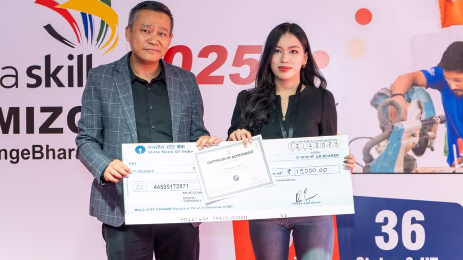 Mizoram में राज्य स्तरीय कौशल प्रतियोगिता 2025 संपन्न हुई