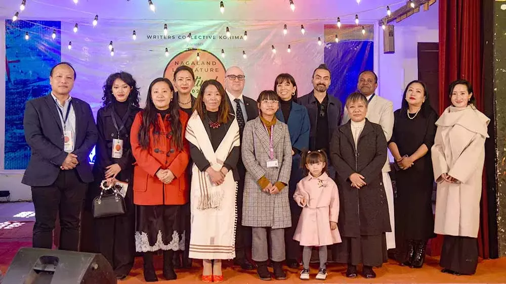 Nagaland लिटरेचर फेस्टिवल 2025 में कला और AI पर फोकस किया Nagaland लिटरेचर फेस्टिवल 2025 में कला और AI पर फोकस किया