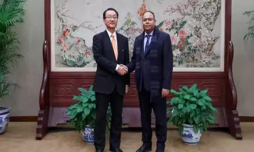 विदेश मंत्रालय के सचिव घोष की चीन के साथ वार्ता समयोचित और फलदायी रही: Chinese Embassy विदेश मंत्रालय के सचिव घोष की चीन के साथ वार्ता समयोचित और फलदायी रही: Chinese Embassy