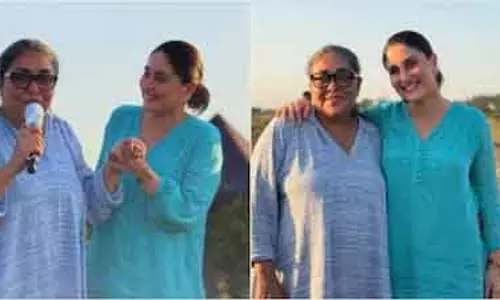 Kareena Kapoor ने दायरा सेट से BTS तस्वीरें शेयर की