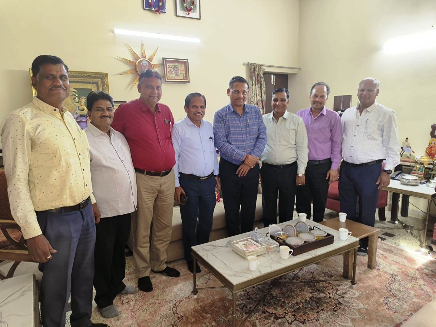 अंतरराष्ट्रीय माहेश्वरी महाधिवेशन को लेकर भीलवाड़ा के पदाधिकारीयो ने कि सभापति से विस्तृत चर्चा