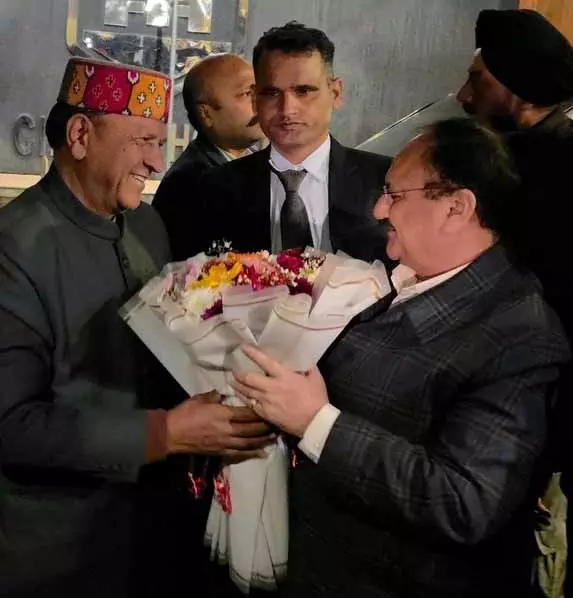 Himachal: नड्डा आज पार्टी कार्यालय का शिलान्यास करेंगे Himachal: नड्डा आज पार्टी कार्यालय का शिलान्यास करेंगे