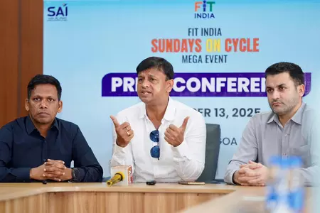 गोवा में 14 दिसंबर को फिट इंडिया संडे ऑन साइकिल का आयोजन गोवा में 14 दिसंबर को फिट इंडिया संडे ऑन साइकिल का आयोजन
