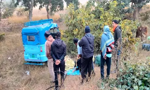 ऑटो पलटने से एक की मौत, जांजगीर-चांपा में 5 लोग घायल
