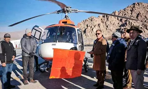 लद्दाख को बेहतर हेलीकॉप्टर कनेक्टिविटी मिली