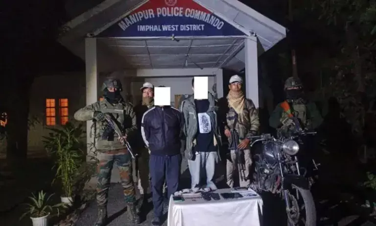 Manipur: PREPAK के तीन कैडर भारी मात्रा में हथियारों और विस्फोटकों के साथ गिरफ्तार Manipur: PREPAK के तीन कैडर भारी मात्रा में हथियारों और विस्फोटकों के साथ गिरफ्तार