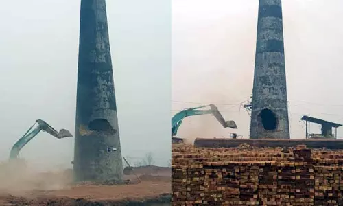 प्रशासन ने अवैध ईंट भट्टों पर कार्रवाई जारी रखी, Chadura में तीन यूनिट गिराई गईं