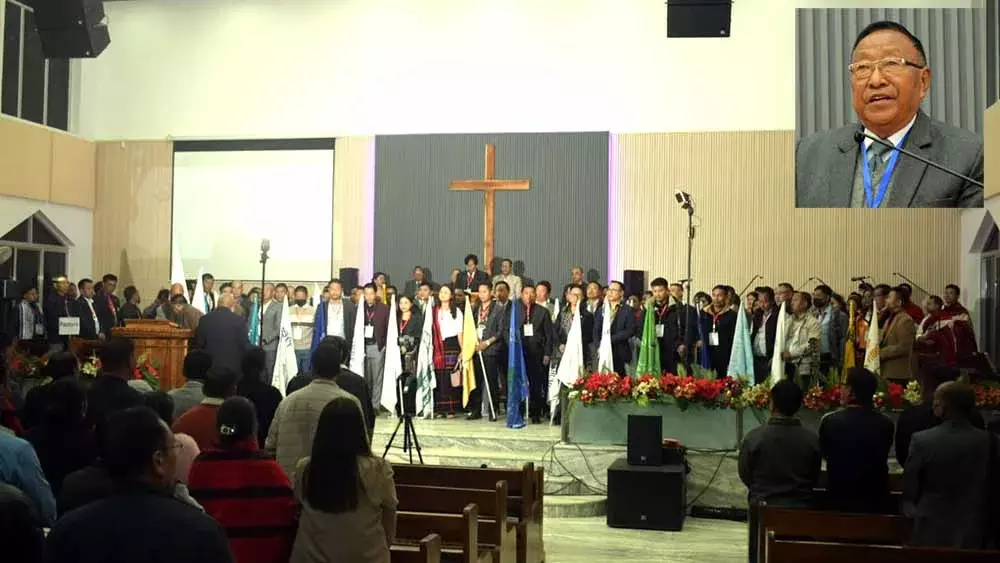 Nagaland : LBCA के 103वें सालाना सम्मेलन में एकता और विनम्रता का आह्वान किया Nagaland : LBCA के 103वें सालाना सम्मेलन में एकता और विनम्रता का आह्वान किया
