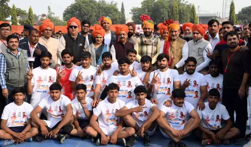 CM ने ग्रामीण खिलाड़ियों की पहचान करने के लिए MP स्पोर्ट्स फेस्ट की सराहना की। CM ने ग्रामीण खिलाड़ियों की पहचान करने के लिए MP स्पोर्ट्स फेस्ट की सराहना की।