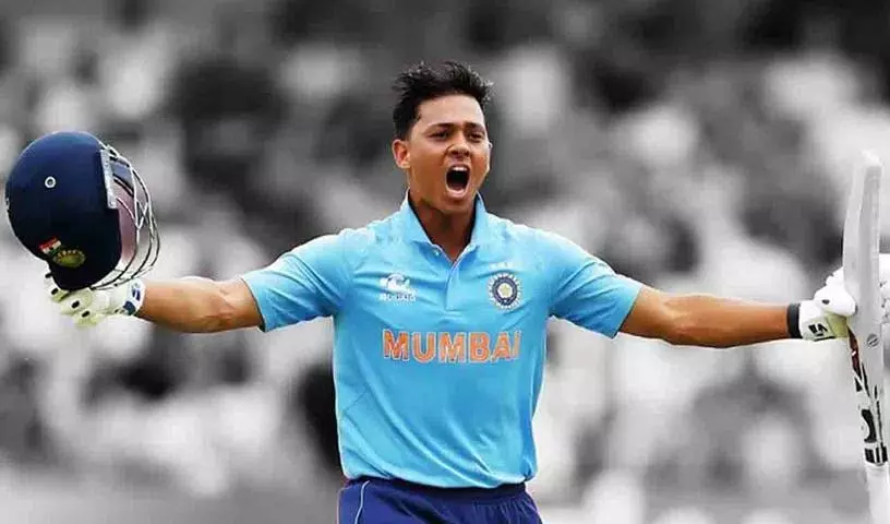 Yashasvi Jaiswal ने वर्ल्ड कप से पहले 48 गेंदों में शतक जड़ा Yashasvi Jaiswal ने वर्ल्ड कप से पहले 48 गेंदों में शतक जड़ा