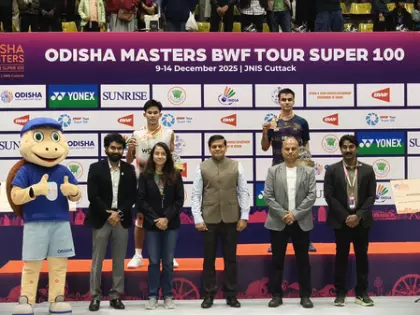 ओडिशा मास्टर्स 2025: उन्नति हुडा, किरण जॉर्ज ने एकल खिताब जीता ओडिशा मास्टर्स 2025: उन्नति हुडा, किरण जॉर्ज ने एकल खिताब जीता