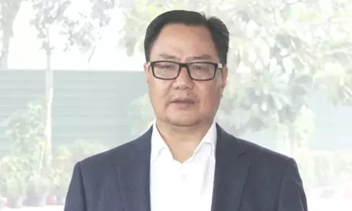 केंद्रीय मंत्री किरेन रिजिजू बोले- पीएम मोदी के खिलाफ आपत्तिजनक नारों के लिए माफी मांगे कांग्रेस