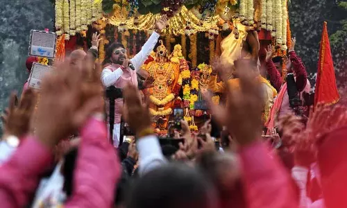 Ludhiana: शहर में चौथी तिरुपति बालाजी रथ यात्रा निकाली गई Ludhiana: शहर में चौथी तिरुपति बालाजी रथ यात्रा निकाली गई