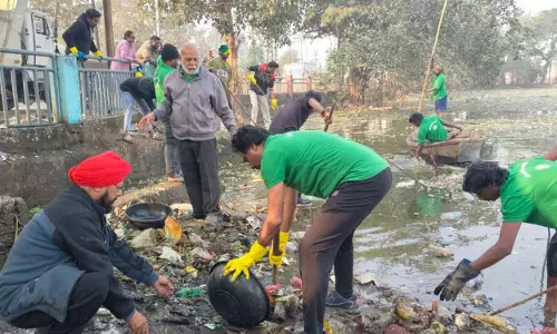 ग्रीन आर्मी का 5वें दिन भी जारी रहा महाराजबंध सफाई अभियान