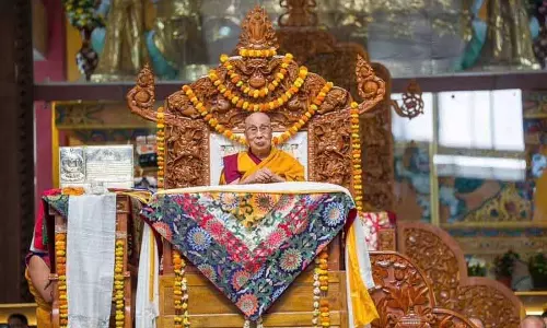 Dalai Lama 7 सप्ताह के प्रवास के लिए डेपुंग गोमांग पहुंचे