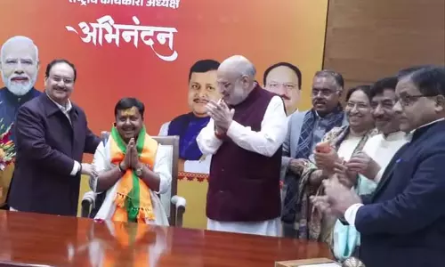 भाजपा के नवनियुक्त राष्ट्रीय कार्यकारी अध्यक्ष नितिन नबीन ने पदभार संभाला