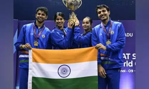 वीपी राधाकृष्णन ने ऐतिहासिक वर्ल्ड कप जीत पर भारतीय स्क्वैश टीम को बधाई दी वीपी राधाकृष्णन ने ऐतिहासिक वर्ल्ड कप जीत पर भारतीय स्क्वैश टीम को बधाई दी