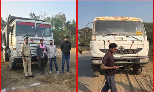 CG: खनिज अमला ने अवैध खनिज परिवहन में 3 हाईवा और 1 ट्रेलर किया जब्त