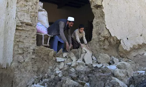 घातक भूकंप के कुछ हफ्तों बाद Afghanistan में 4.0 तीव्रता का भूकंप आया घातक भूकंप के कुछ हफ्तों बाद Afghanistan में 4.0 तीव्रता का भूकंप आया