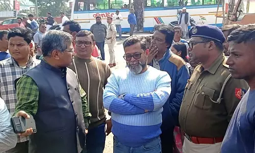 हादसों के बाद ज़ोरदार विरोध प्रदर्शनों के कारण NH 16 पर अंडरपास का काम शुरू हुआ हादसों के बाद ज़ोरदार विरोध प्रदर्शनों के कारण NH 16 पर अंडरपास का काम शुरू हुआ