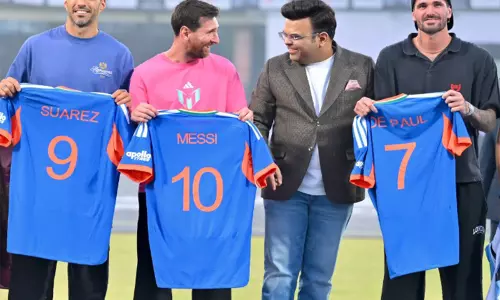 BCCI ने लियोनेल मेस्सी के दिल्ली कार्यक्रम की कुछ झलकियाँ साझा कीं